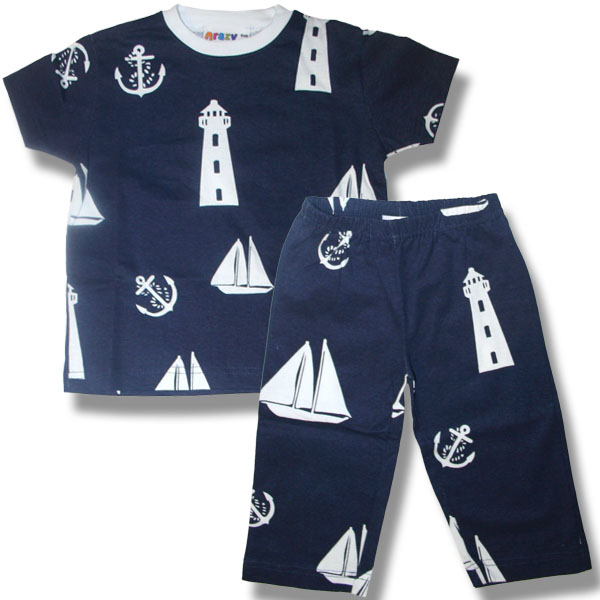 Kids Nautical on Navy
