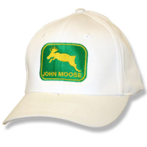 John Moose White Baseball Cap