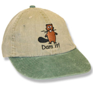 Dam It Beaver Khaki/Hunter Baseball Cap