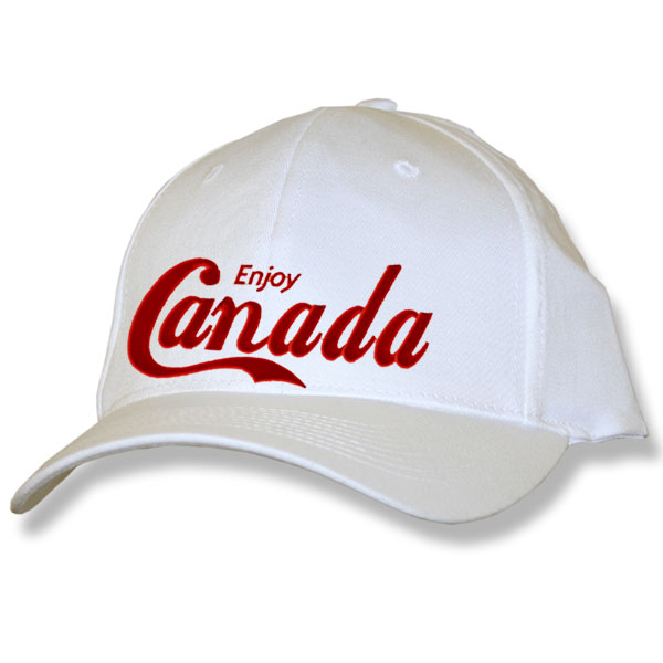 Enjoy Canada White Baseball Cap