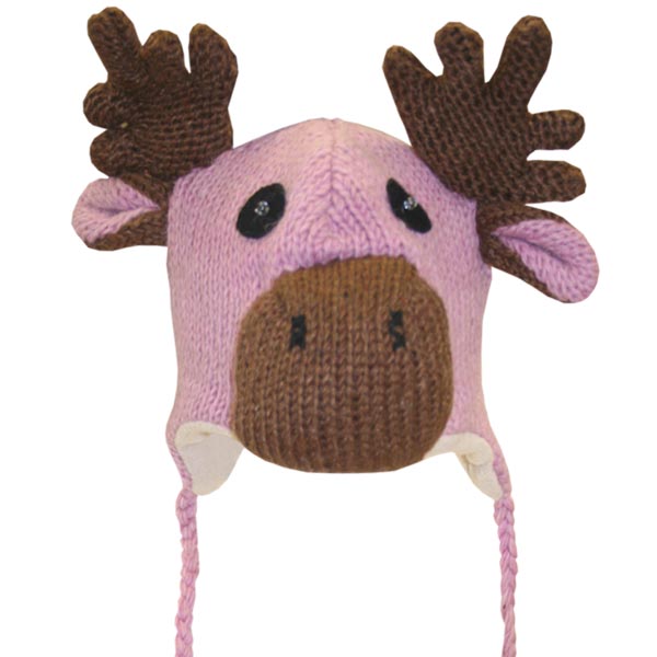Moose Head Pink Tuque