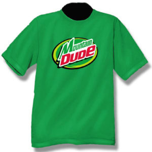 Mountain DudeScreen Print Youth T-Shirt