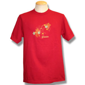 Maple Leaves GoldEmbroidery T-Shirt