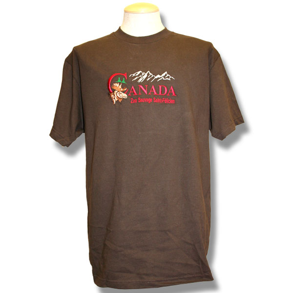 Canada Moose MountainEmbroidery T-Shirt