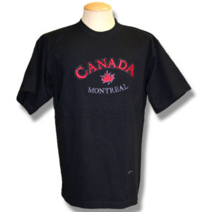 Canada Maple LeafEmbroidery T-Shirt