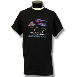Inukshuk and Northern LightsEmbroidery T-Shirt