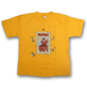 I'm Wanted in . . . MooseScreen Print Kids T-Shirt