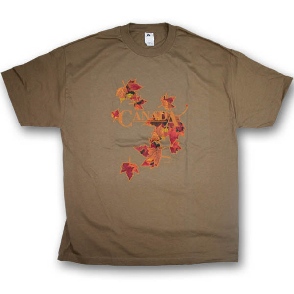 Canada Fall Maple LeavesScreen Print T-Shirt