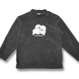 Two Baby Seals EmbroideryKids Fleece Sweatshirt