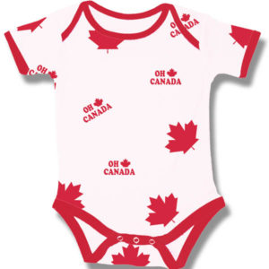 Oh Canada Maple leaf  on White
