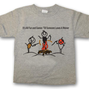 It's all fun and games untill . . .Screen Print T-Shirt