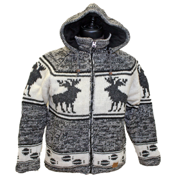 Adult Moose Hooded Jacket