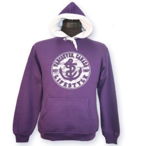 LADIES HOODIE WITH ANCHOR LIFESTYLE & TOWN NAME
