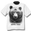 YOUTH T-SHIRT WITH BLACK BEAR HEAD & TOWN NAME