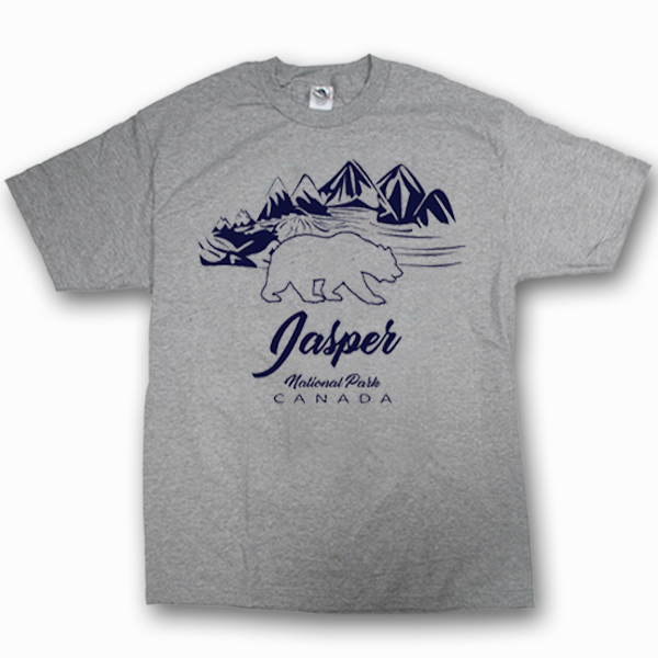 ADULT T-SHIRT WITH OUTLINE BEAR MOUNTAIN & TOWN NAME