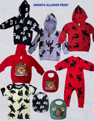 INFANT ALLOVER PRINT GARMENTS